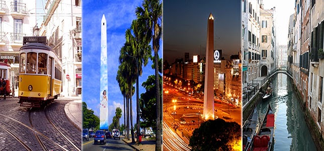 Top 5 canciones con nombres de ciudades